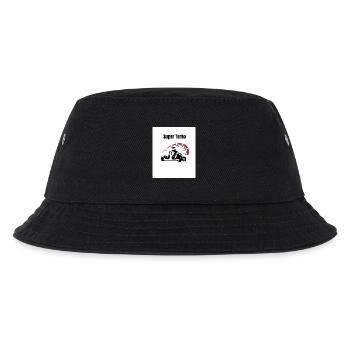 Super Turbo Kart Retro Speed - Kinder Bucket Hat - Schwarz - Vorne