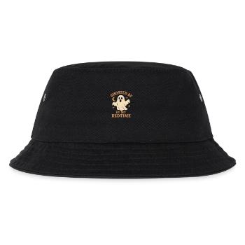 Bedtime Ghost Graphic, Halloween  - Kids’ Bucket Hat - black - Front