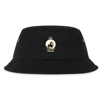 Main Quest: Savanne herrschen | Löwe Wildnis - Kinder Bucket Hat - Schwarz - Vorne