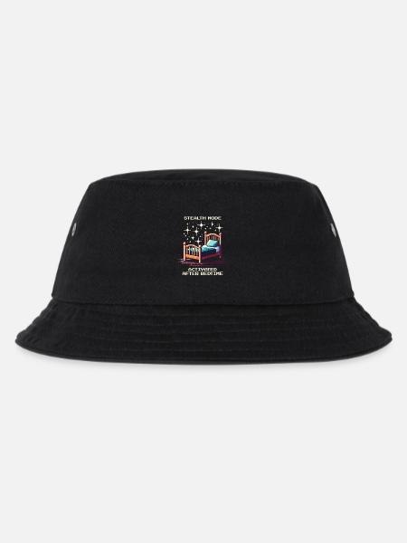 Stealth mode: after bedtime | Parents - Kids’ Bucket Hat - black