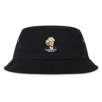 ÄLTERE FRAU STRONG STYLISH TIMELESS - Kinder Bucket Hat - Schwarz - Vorne