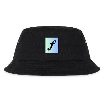 Forte - Zeichen auf Hintergrund Musik - Kinder Bucket Hat - Schwarz - Vorne