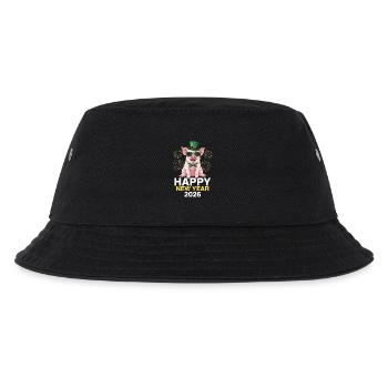 Happy New Year 2026 - Kinder Bucket Hat - Schwarz - Vorne