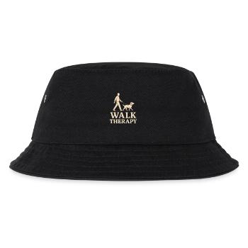 Walk Therapy – Dog Walk Design - Kids’ Bucket Hat - black - Front