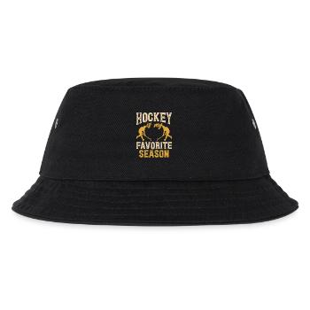 Hockey Eishockey Eishockeyspieler Geschenk - Kinder Bucket Hat - Schwarz - Vorne