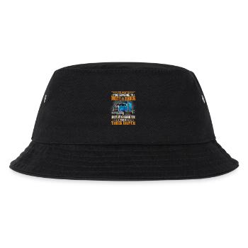 Lkw Fahrer  - Kinder Bucket Hat - Schwarz - Vorne