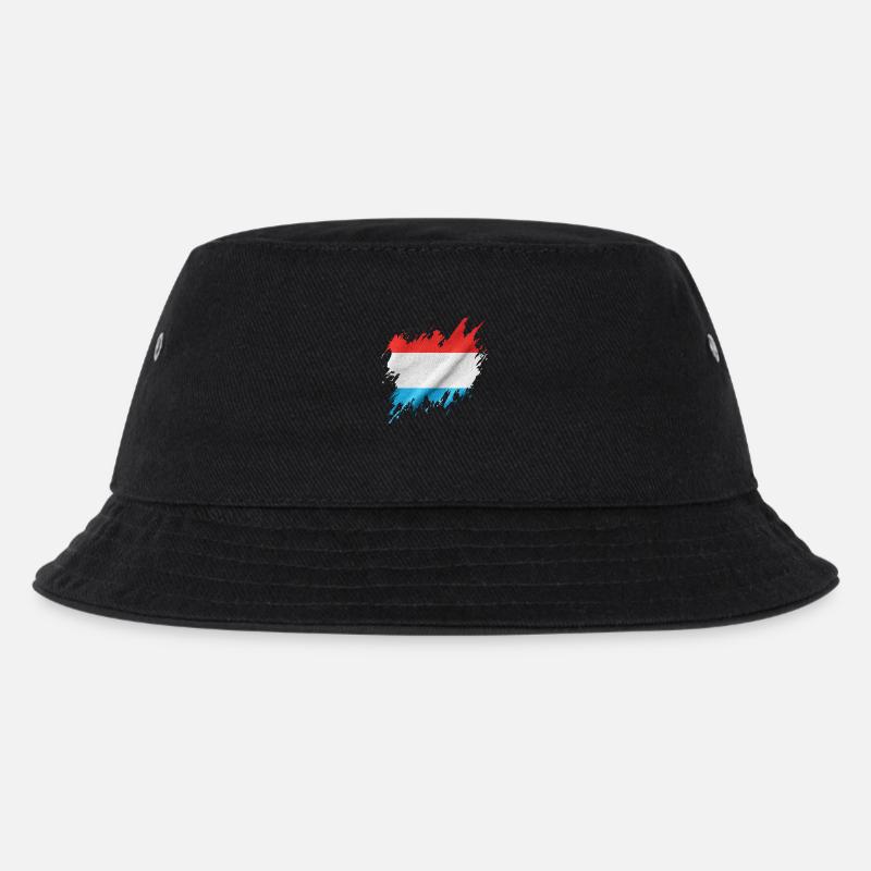 Drapeau du Luxembourg, style déchiré - Bob Enfant - noir