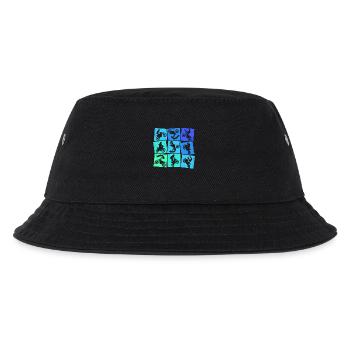 Motocross Dirt Bike Dirt Bike Kids Men Boys - Kids’ Bucket Hat - black - Front
