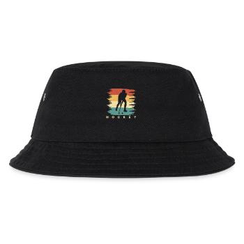Hockey Eishockey Eishockeyspieler Geschenk - Kinder Bucket Hat - Schwarz - Vorne