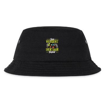 Landwirt - Kinder Bucket Hat - Schwarz - Vorne