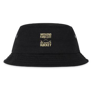 Hockey Eishockey Eishockeyspieler Geschenk - Kinder Bucket Hat - Schwarz - Vorne
