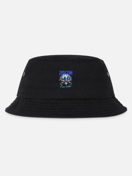 Geburtsstein Zirkon Dezember - Kinder Bucket Hat - Schwarz
