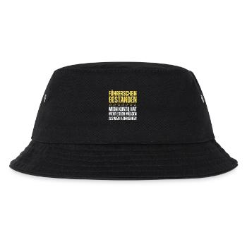 Driver's license passed - Kids’ Bucket Hat - black - Front