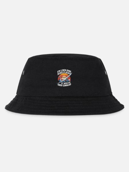 Ein Leben Ohne Segelfliegen Ist Möglich Aber - Kinder Bucket Hat - Schwarz