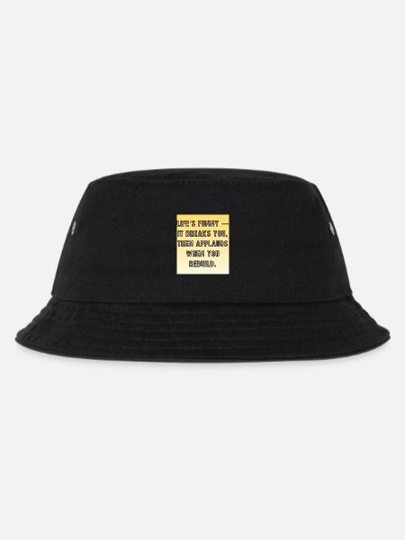 Resilience Anthem: Break and Rebuild - Kids’ Bucket Hat - black