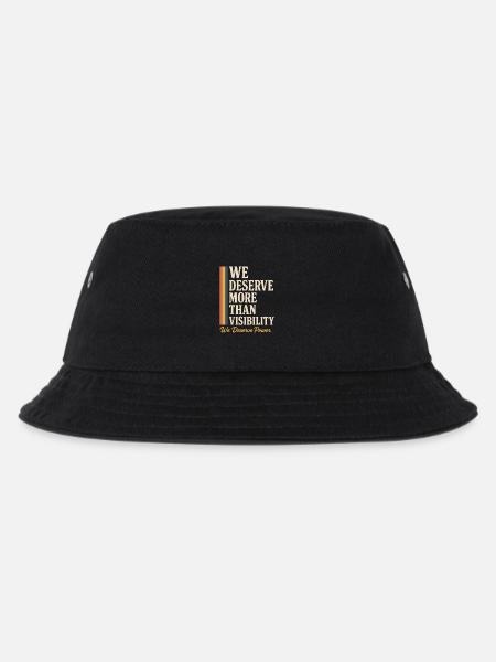 Groovy Pride Retro Gleichheit Queer Geschichte - Kinder Bucket Hat - Schwarz