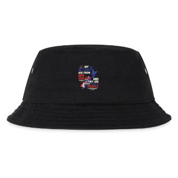 Neuseeland Verwandte Schwiegermutter - Kinder Bucket Hat - Schwarz - Vorne