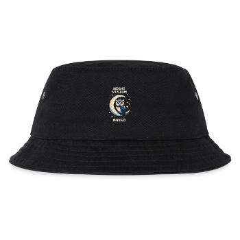 Nachtvision: auf Max | Eule Stealth - Kinder Bucket Hat - Schwarz - Vorne
