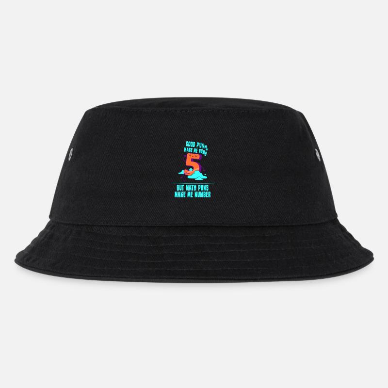 Mahtelehrer Mathe Geometrie Schule Mathematik - Kinder Bucket Hat - Schwarz