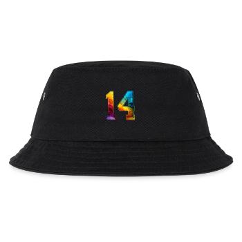 NON. 14 NUMÉRO 14 COLLÈGE 14E ANNIVERSAIRE - Bob Enfant - noir - Devant