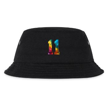 NO. 11 NUMBER 11 COLLEGE 11TH BIRTHDAY - Kids’ Bucket Hat - black - Front