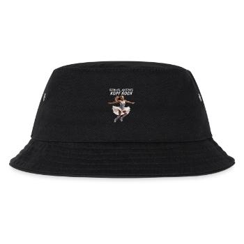 FIGURE SKATER FALL UP, GET UP - Kids’ Bucket Hat - black - Front