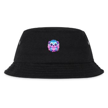 Kunterbuntes Kuschelmonster - Kinder Bucket Hat - Schwarz - Vorne