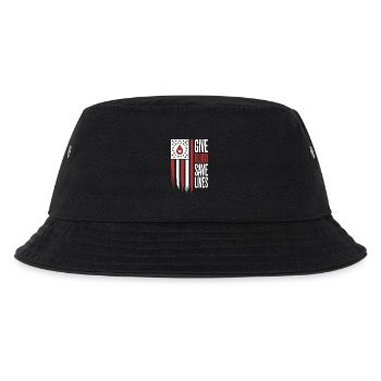Blood donor Blood donation - Kids’ Bucket Hat - black - Front