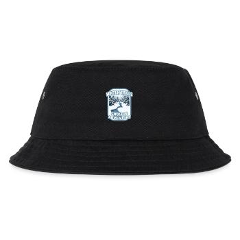 Winterwanderwege endloses Wanderabenteuer - Kinder Bucket Hat - Schwarz - Vorne