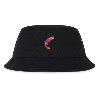 Colorful Pike Fishing Pike Fishing Angler - Kids’ Bucket Hat - black - Front