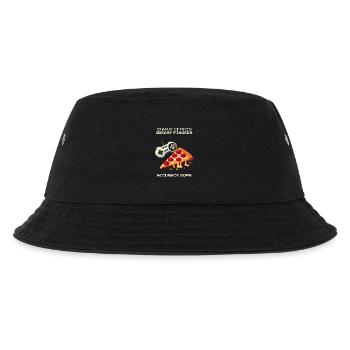 Status Effect: Greasy Fingers | Pizza Aim Humor - Kids’ Bucket Hat - black - Front