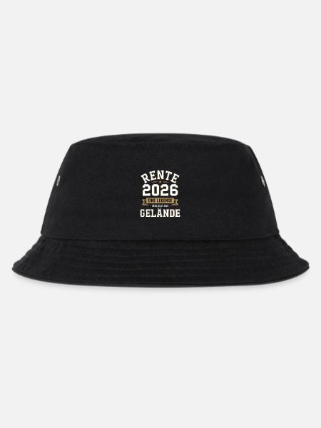 Rente 2026 Eine Legende - Kinder Bucket Hat - Schwarz