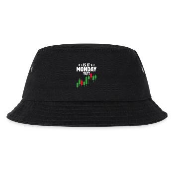 Stock Exchange Trading Crypto Stock Market Trader - Kids’ Bucket Hat - black - Front