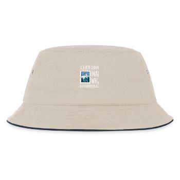 Alpen Überquerung 2026 - Wandern - Kinder Bucket Hat - Natur/Navy - Vorne