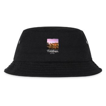 Kopenhagen Dänemark - Kinder Bucket Hat - Schwarz - Vorne