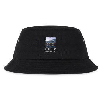 Oslo Norwegen - Kinder Bucket Hat - Schwarz - Vorne