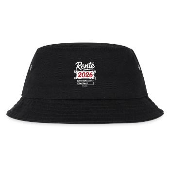Rente 2026 Countdown Läuft - Kinder Bucket Hat - Schwarz - Vorne