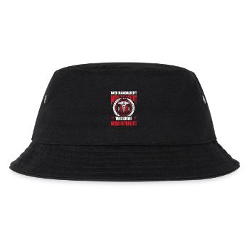 Pflegerin Geschenke Pflege Lustig Krankenpflegerin - Kinder Bucket Hat - Schwarz - Vorne