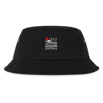 MERRY CHRISTMAS - Kinder Bucket Hat - Schwarz - Vorne