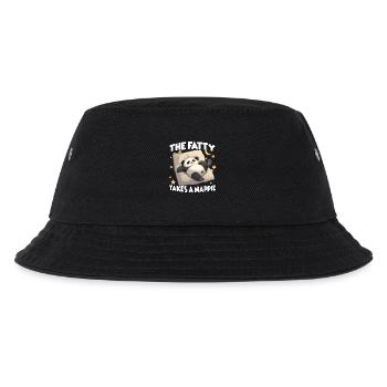 Ein Geschenk für Faulenzer und Panda-Liebhaber - Kinder Bucket Hat - Schwarz - Vorne