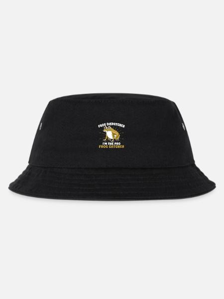 Frog Catcher Dispatcher The Pro Frog - Kinder Bucket Hat - Schwarz