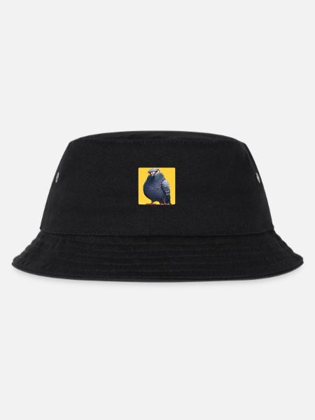 Tauben Taube - Kinder Bucket Hat - Schwarz