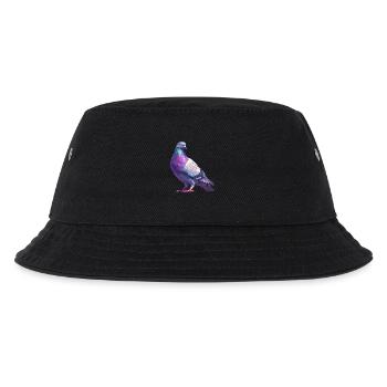 Tauben Taube - Kinder Bucket Hat - Schwarz - Vorne