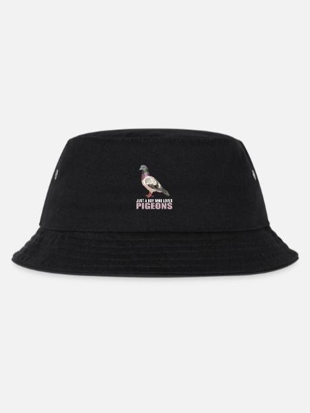Tauben Taube - Kinder Bucket Hat - Schwarz