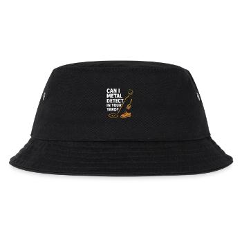 Metall-Erkennung in Ihrem Garten Schatzsucher - Kinder Bucket Hat - Schwarz - Vorne