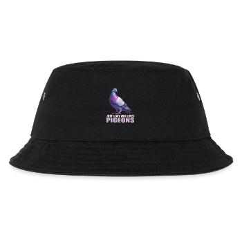 Pigeons Pigeon - Kids’ Bucket Hat - black - Front