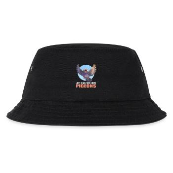 Pigeons Pigeon - Kids’ Bucket Hat - black - Front