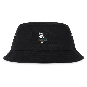 Schatzsuche bei niedriger und langsamer Metallerkennung - Kinder Bucket Hat - Schwarz - Vorne