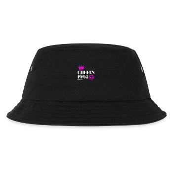 Chefin Edition 1992 Powerfrau 33 Jahre - Kinder Bucket Hat - Schwarz - Vorne