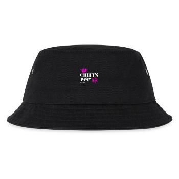 Chefin Edition 1997 Powerfrau 28 Jahre - Kinder Bucket Hat - Schwarz - Vorne